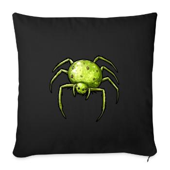 Apple Spider Apple Spider - Sofa pillowcase 17,3'' x 17,3'' (45 x 45 cm) - black - Front