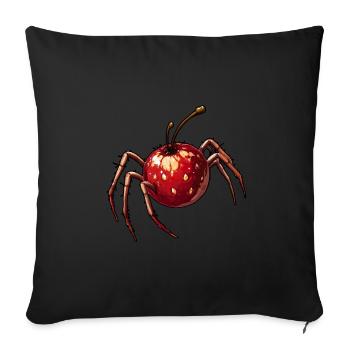 Cherry Spider Cherry Spider - Sofa pillowcase 17,3'' x 17,3'' (45 x 45 cm) - black - Front