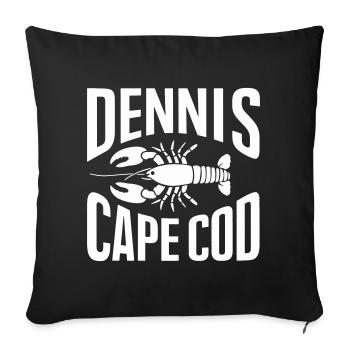 Dennis Cape Cod Lobster - Sofa pillowcase 17,3'' x 17,3'' (45 x 45 cm) - black - Front
