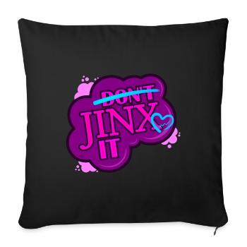 jinx it - Sofakissenbezug 45 x 45 cm - Schwarz - Vorne