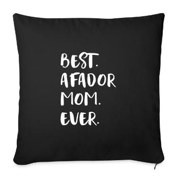 Afador - Sofa pillowcase 17,3'' x 17,3'' (45 x 45 cm) - black - Front