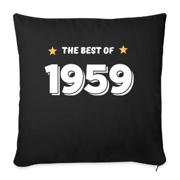 Best of 1959 - Housse de coussin décorative 45 x 45 cm - noir - Devant