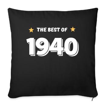 Best of 1940 - Housse de coussin décorative 45 x 45 cm - noir - Devant