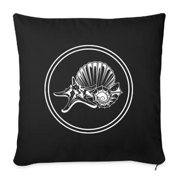 Starfish Icon Icon - Sofa pillowcase 17,3'' x 17,3'' (45 x 45 cm) - black - Front
