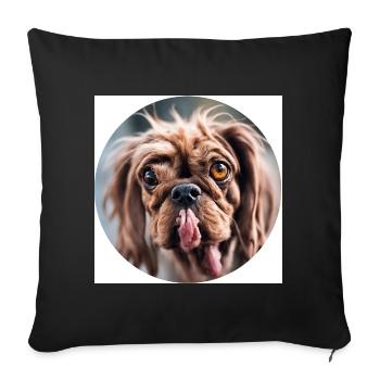 Ugly Dog Crew Neck - Sofa pillowcase 17,3'' x 17,3'' (45 x 45 cm) - black - Front