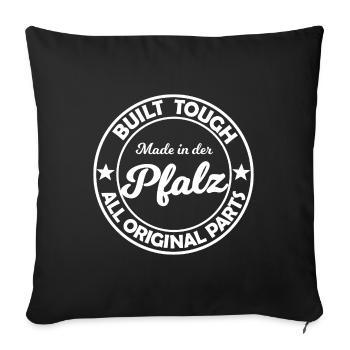 Légendes du Palatinat - Housse de coussin décorative 45 x 45 cm - noir - Devant