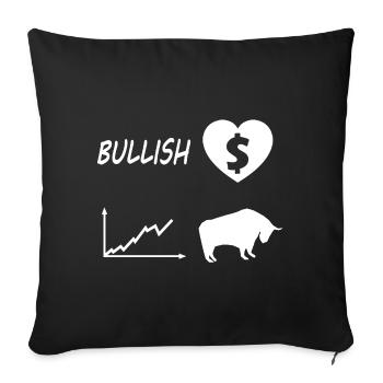 Investisseur et capitaliste - Housse de coussin décorative 45 x 45 cm - noir - Devant