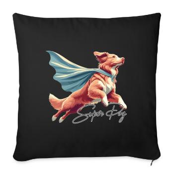 Super Hund Nova Scotia Duck Tolling Retriever - Sofakissenbezug 45 x 45 cm - Schwarz - Vorne