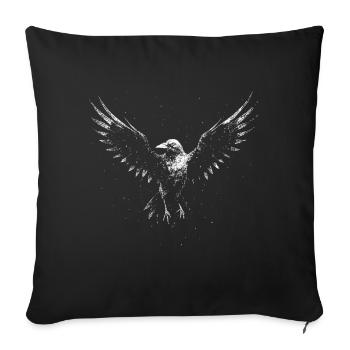 Raven - Sofa pillowcase 17,3'' x 17,3'' (45 x 45 cm) - black - Front