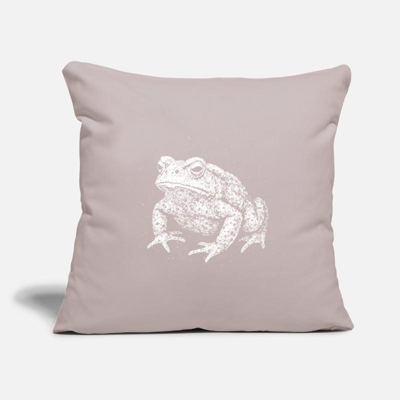 Crapaud Housse de coussin décorative 45 x 45 cm