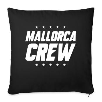 Équipage à Majorque - Housse de coussin décorative 45 x 45 cm - noir - Devant