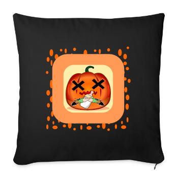 CITROUILLE D’HALLOWEEN BÉBÉ - Housse de coussin décorative 45 x 45 cm - noir - Devant