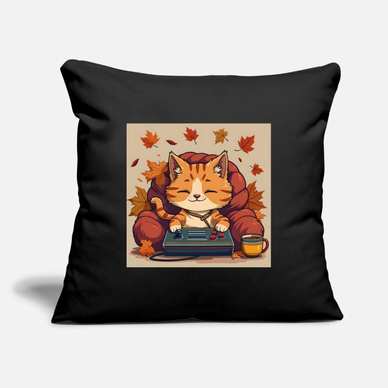 Gaming Cat Sofa pillowcase 17,3'' x 17,3'' (45 x 45 cm)