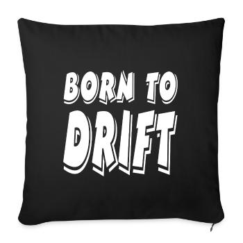 Voiture - Housse de coussin décorative 45 x 45 cm - noir - Devant