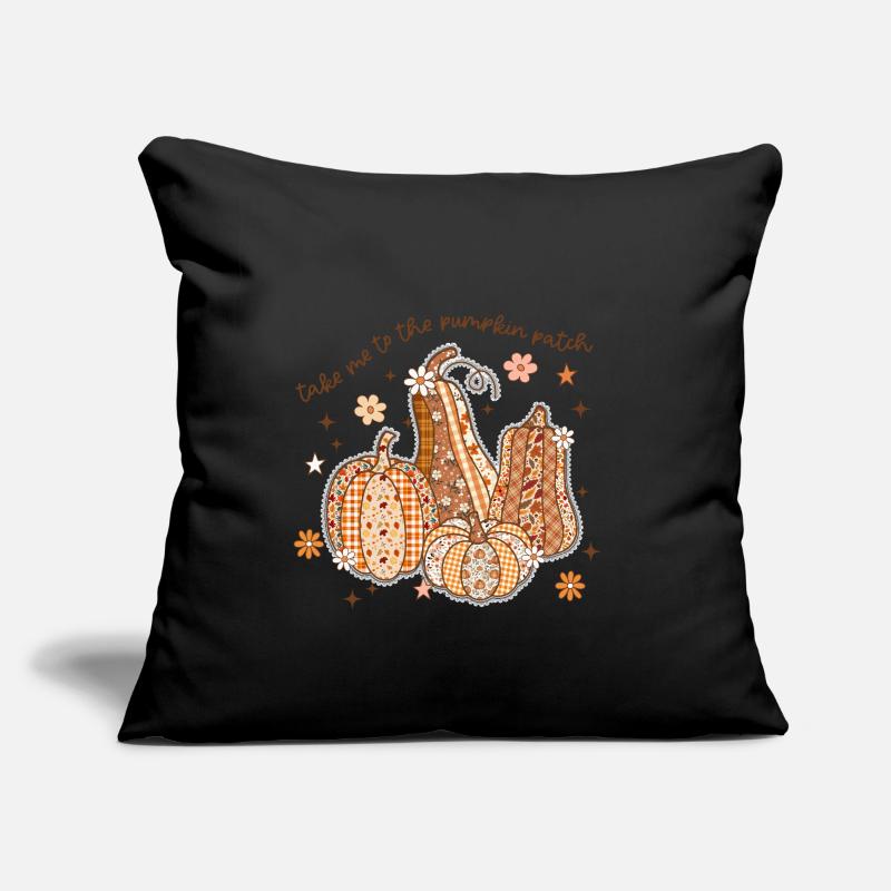 Patchwork Pumpkin Patch Sofa pillowcase 17,3'' x 17,3'' (45 x 45 cm)