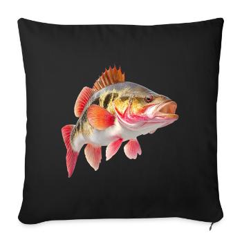 Bright Perch Color Explosion - Sofa pillowcase 17,3'' x 17,3'' (45 x 45 cm) - black - Front