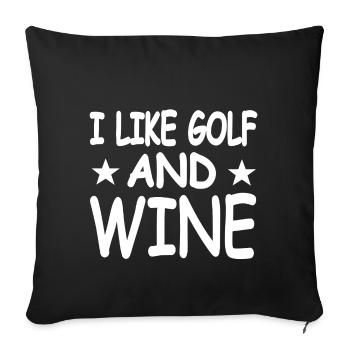 gulf - Sofa pillowcase 17,3'' x 17,3'' (45 x 45 cm) - black - Front