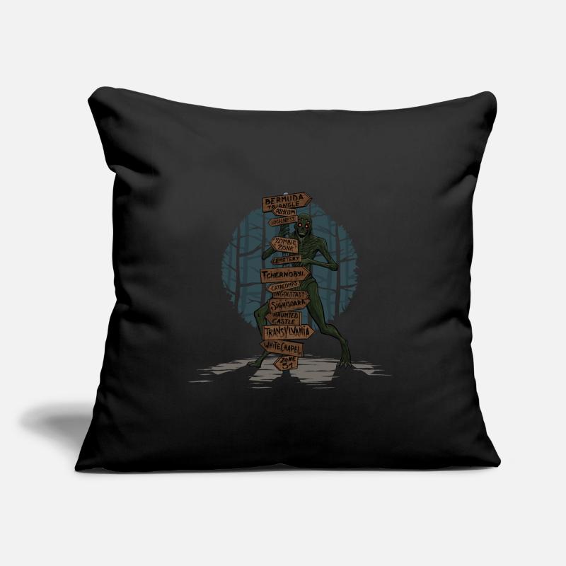 Evil Places Sofa pillowcase 17,3'' x 17,3'' (45 x 45 cm)