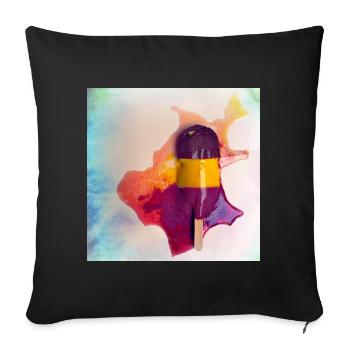 Popsicle - Housse de coussin décorative 45 x 45 cm - noir - Devant
