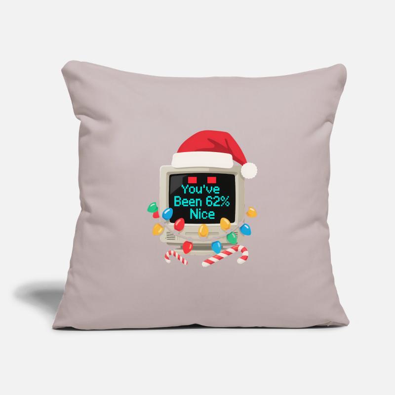 Computer Weihnachten KI Sarkastisch Tech Geschenk Sofakissenbezug 45 x 45 cm