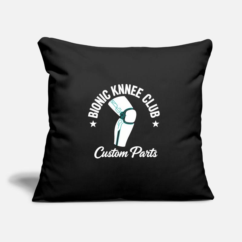 Bionic Knee Club Bionic Knee Replacement Gift Sofa pillowcase 17,3'' x 17,3'' (45 x 45 cm)