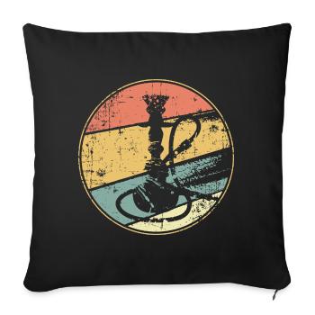 Chicha vintage - Housse de coussin décorative 45 x 45 cm - noir - Devant