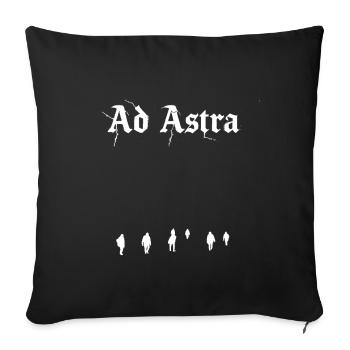 Ad Astra - Sofa pillowcase 17,3'' x 17,3'' (45 x 45 cm) - black - Front