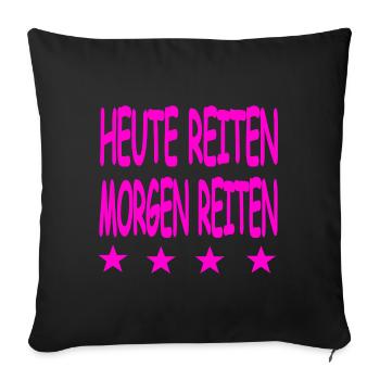 Ride - Sofa pillowcase 17,3'' x 17,3'' (45 x 45 cm) - black - Front