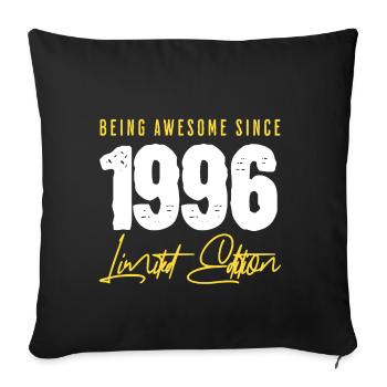 30e anniversaire 1996 - Housse de coussin décorative 45 x 45 cm - noir - Devant