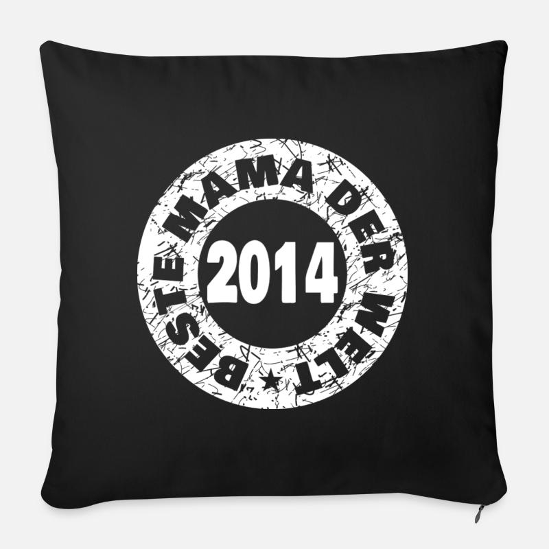 2014 2014 - Sofa pillowcase 17,3'' x 17,3'' (45 x 45 cm) - black