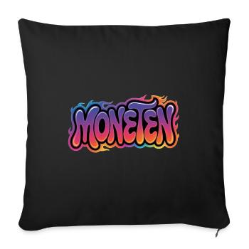 Moneten - Mème Drôle de Taxes - Housse de coussin décorative 45 x 45 cm - noir - Devant