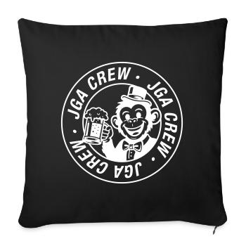 Jga Crew Affe Junggesellenabschied - Sofakissenbezug 45 x 45 cm - Schwarz - Vorne