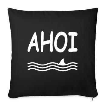 Ohé - Housse de coussin décorative 45 x 45 cm - noir - Devant