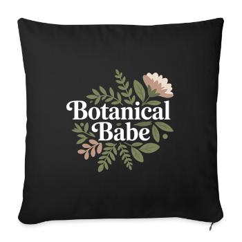 Herbalist Botanical Babe Professional Clinical DC  - Sofa pillowcase 17,3'' x 17,3'' (45 x 45 cm) - black - Front