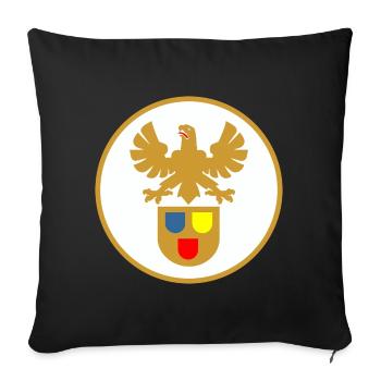 51177_Maler_und_Lackierer, guild sign - Sofa pillowcase 17,3'' x 17,3'' (45 x 45 cm) - black - Front