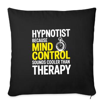 Spécialiste clinique certifié neuro-comportemental - Housse de coussin décorative 45 x 45 cm - noir - Devant