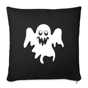 Scary Motifs, Ghosts - Sofa pillowcase 17,3'' x 17,3'' (45 x 45 cm) - black - Front