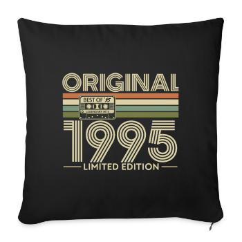 Original 1995 Edition Limitée - Housse de coussin décorative 45 x 45 cm - noir - Devant