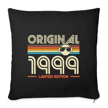 Original 1999 Retro Edition - Housse de coussin décorative 45 x 45 cm - noir - Devant