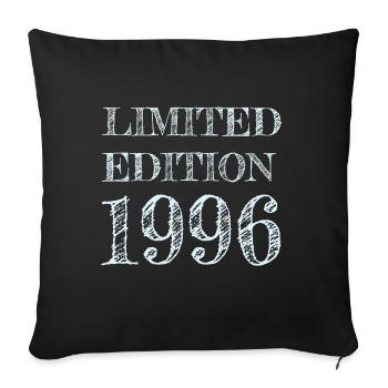 30e anniversaire du millésime 1996 - Housse de coussin décorative 45 x 45 cm - noir - Devant