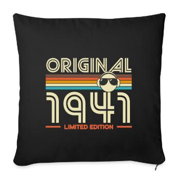 Original 1941 Édition Limité - Housse de coussin décorative 45 x 45 cm - noir - Devant