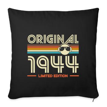 Original 1944 Retro Edition - Sofa pillowcase 17,3'' x 17,3'' (45 x 45 cm) - black - Front
