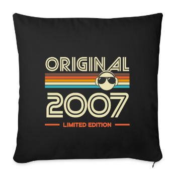 Original 2007 Edition Limitee Retro Stripes - Housse de coussin décorative 45 x 45 cm - noir - Devant