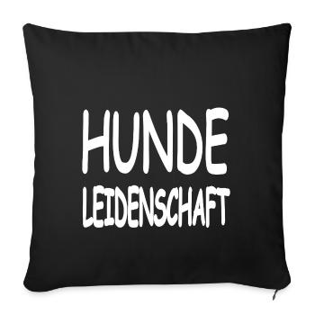 canine - Sofa pillowcase 17,3'' x 17,3'' (45 x 45 cm) - black - Front
