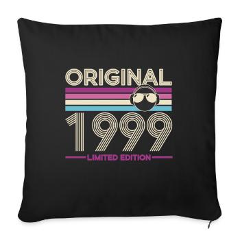 Original 1999 Édition Limitée Retro - Housse de coussin décorative 45 x 45 cm - noir - Devant