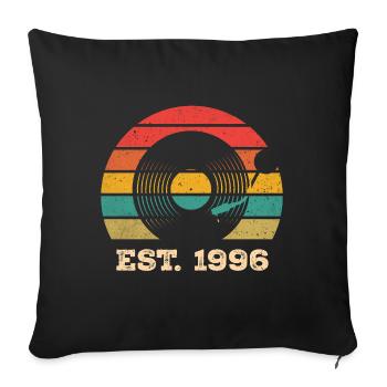Vintage 1996 - Sofakissenbezug 45 x 45 cm - Schwarz - Vorne