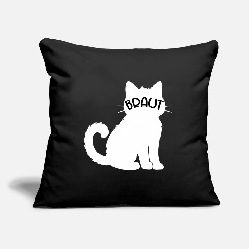 Wedding Cats Bride Sofa pillowcase 17,3'' x 17,3'' (45 x 45 cm)