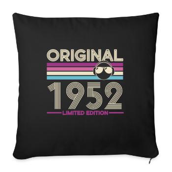Original 1952 Édition Limitée - Housse de coussin décorative 45 x 45 cm - noir - Devant