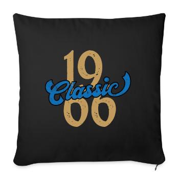 1966 Classic - Sofa pillowcase 17,3'' x 17,3'' (45 x 45 cm) - black - Front