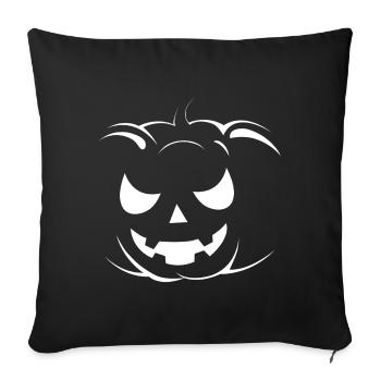 Halloween - Zombie - Horror - Pumpkin - Sofa pillowcase 17,3'' x 17,3'' (45 x 45 cm) - black - Front